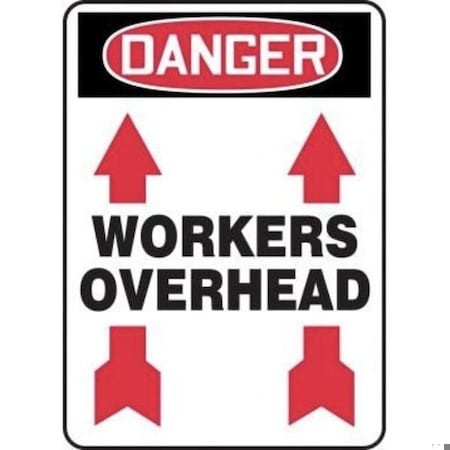 Accuform OSHA DANGER SAFETY SIGN WORKERS MEQM204XP MEQM204XP